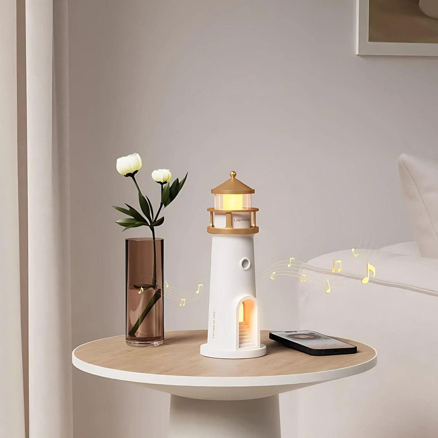 Lampe de chevet phare marin