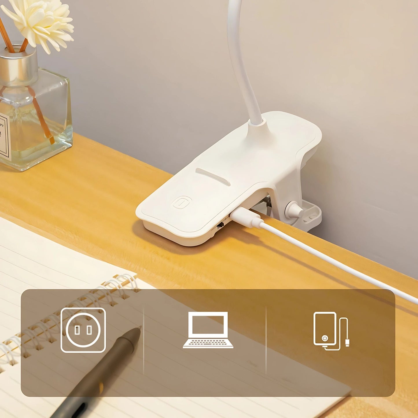 Lampe de chevet Pince