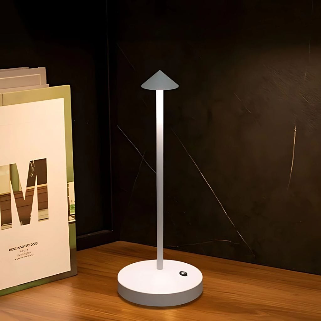 Lampe de chevet rechargeable USB Blanc