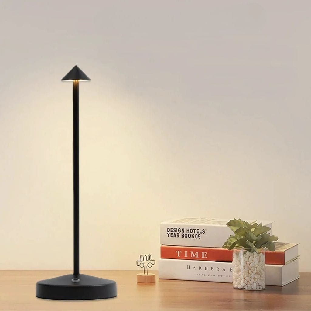 Lampe de chevet rechargeable USB Noir