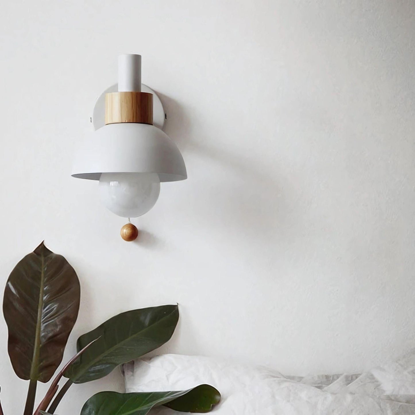 Lampe de chevet style Nordique Blanc