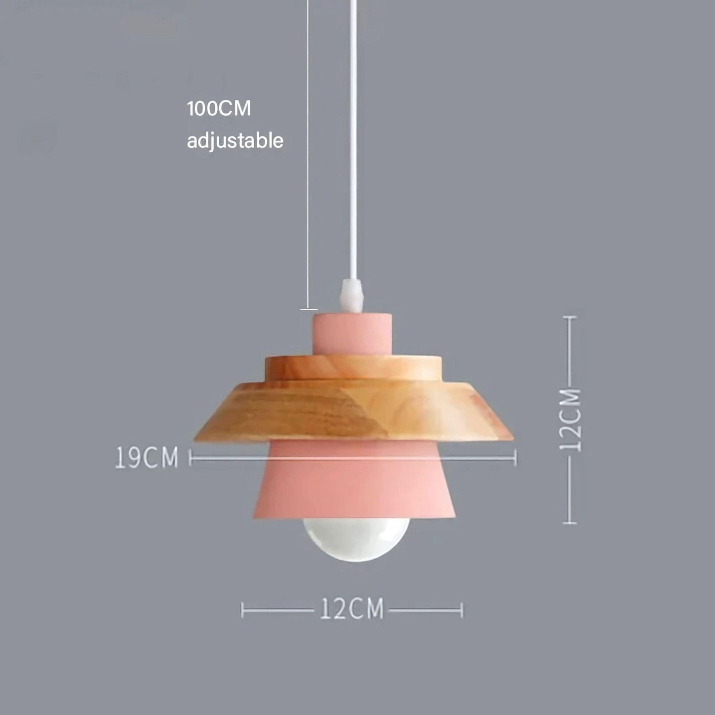 Lampe de chevet Suspendu au plafond Rose