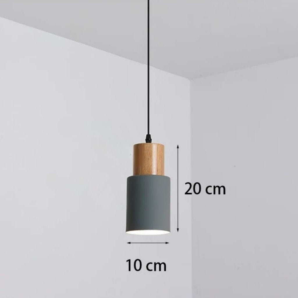 Lampe de chevet Suspendu Gris