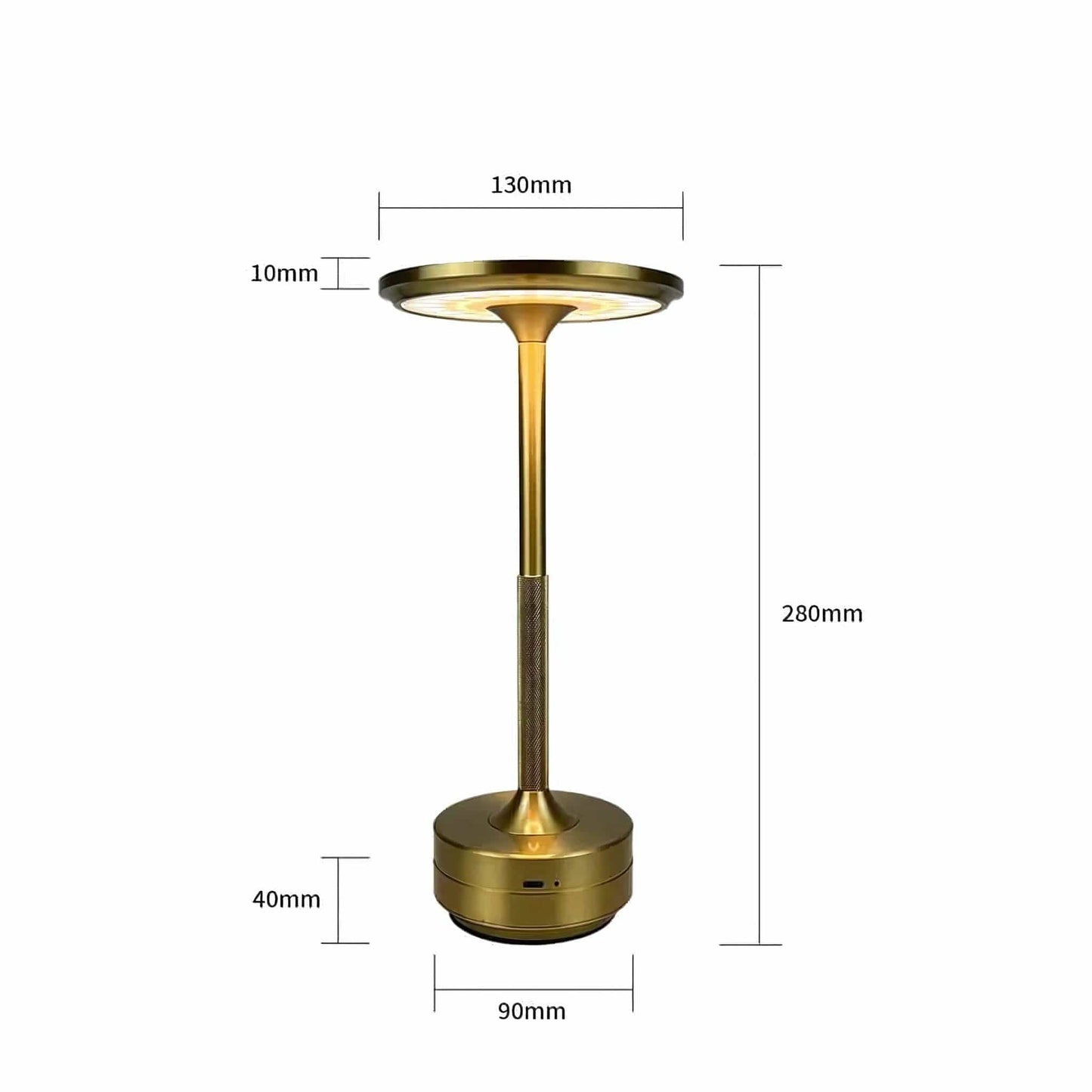 Lampe de chevet Tactile design