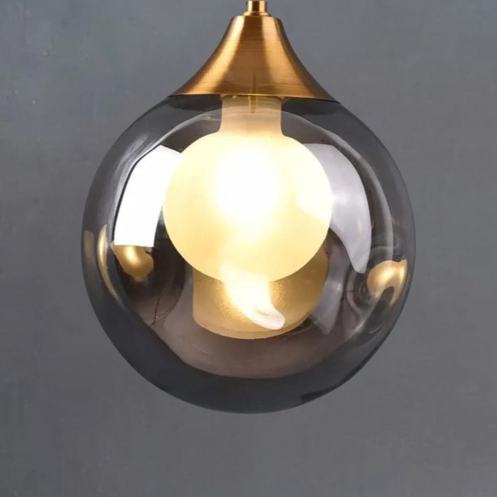 Lampe de chevet Verre fumé