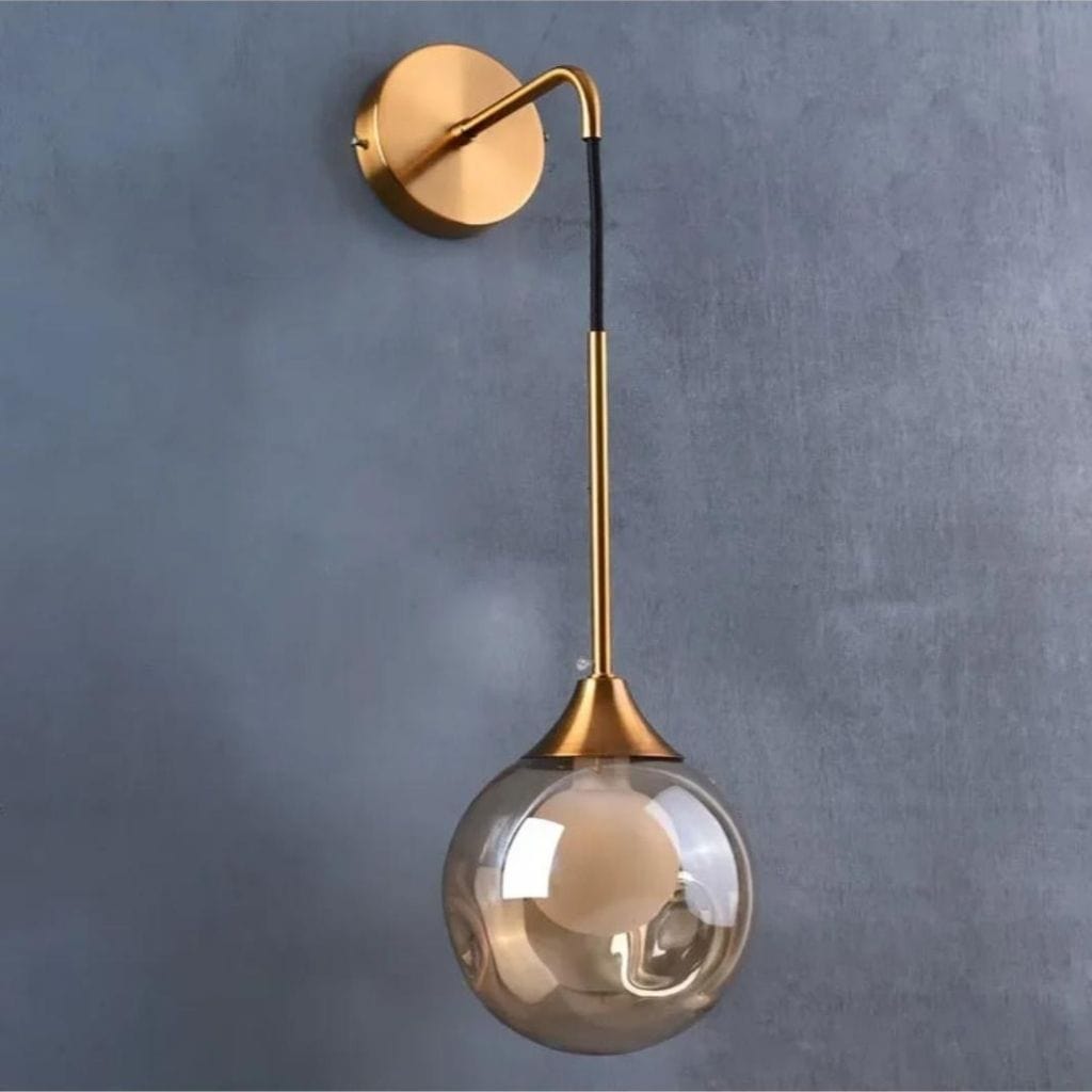 Lampe de chevet Verre fumé