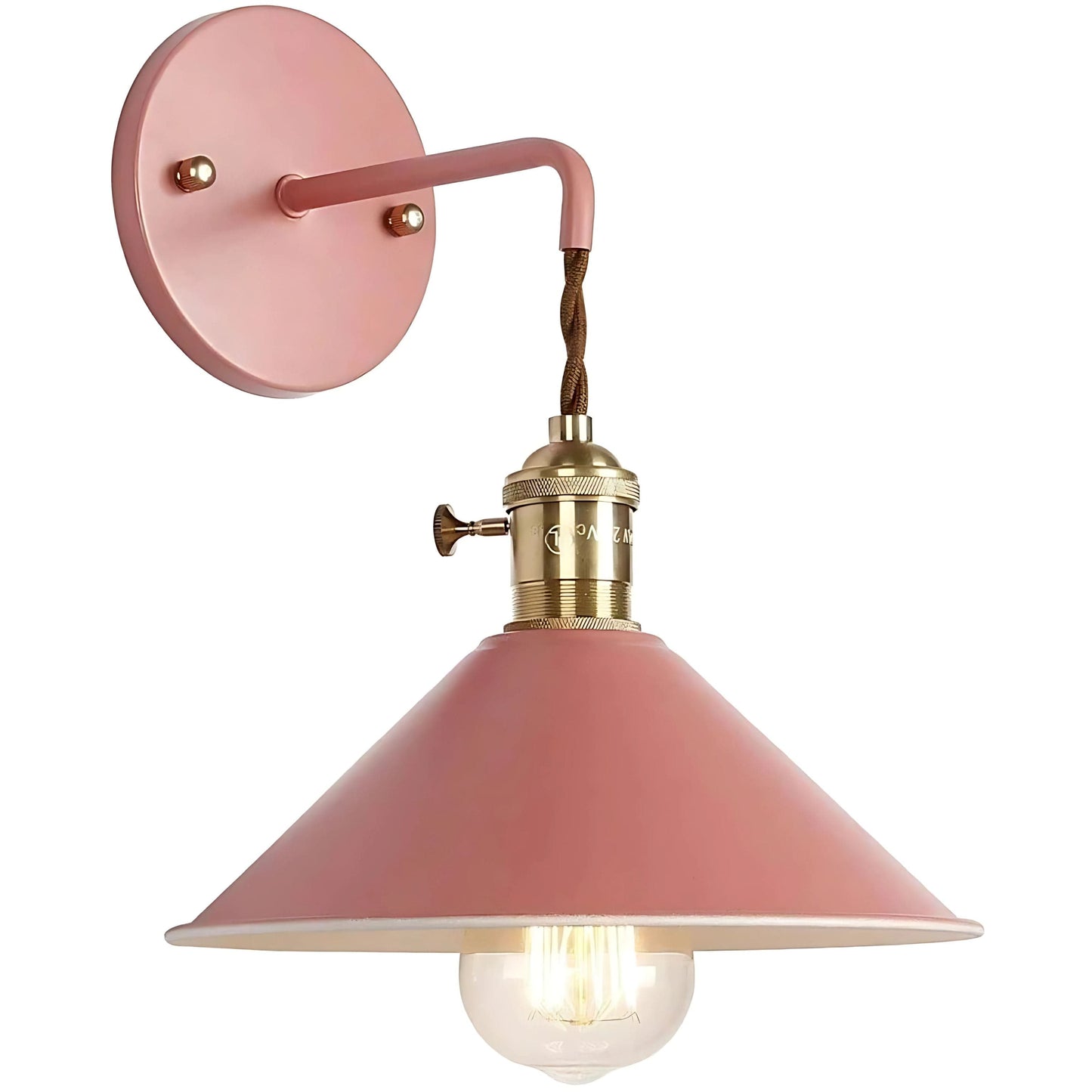 Lampe de chevet Vintage Rose