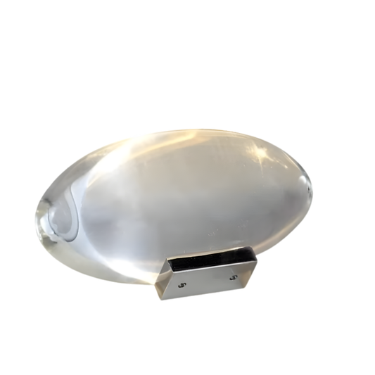 Lampe de chevet en verre transparent flamme IllumeNest