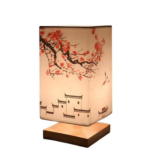Lampe de chevet au style japonais