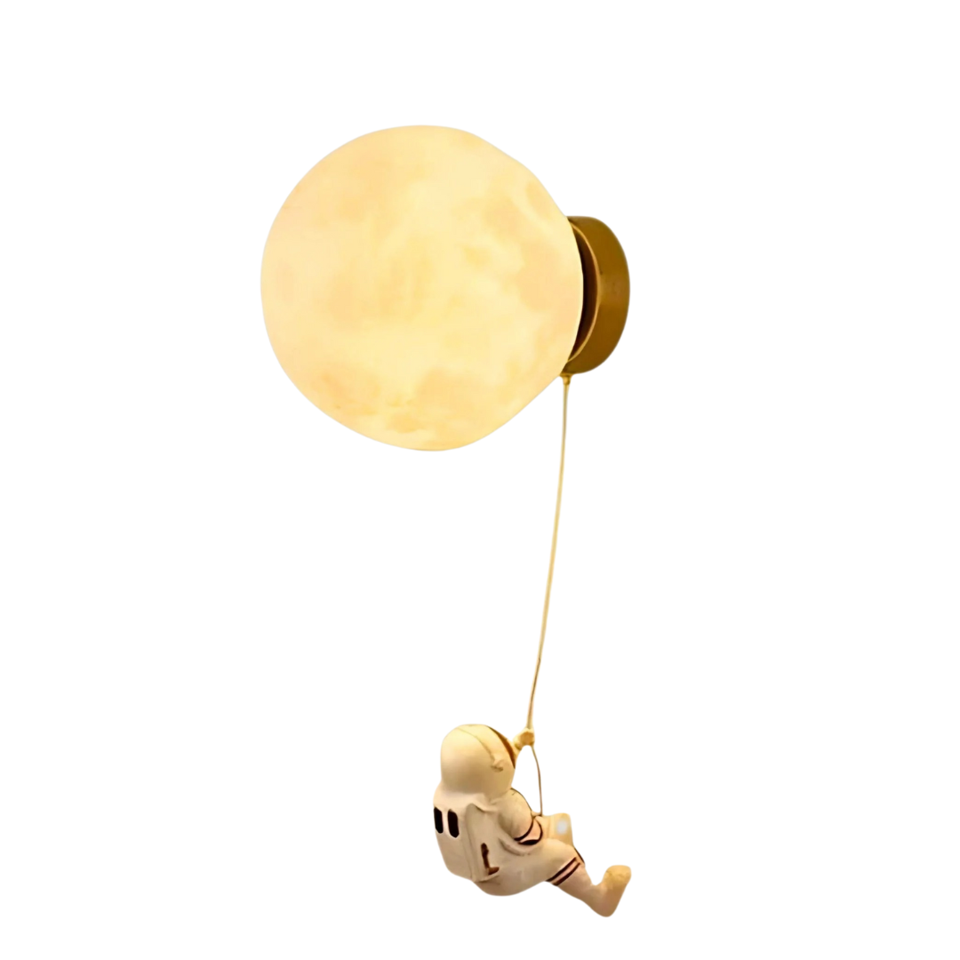 Lampe de chevet lune avec astronaute IllumeNest