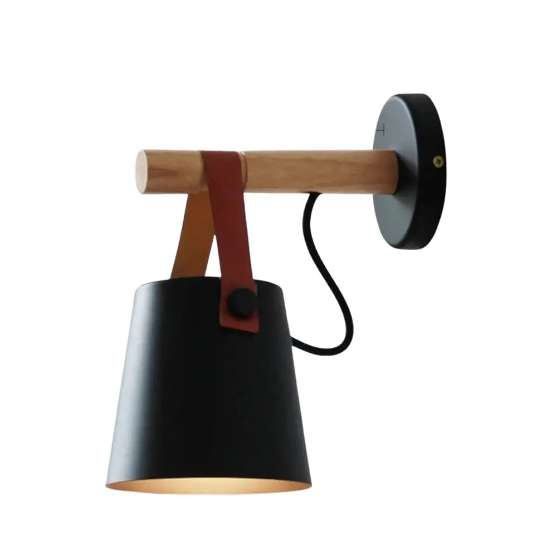 Lampe de chevet nordique métal et bois IllumeNest