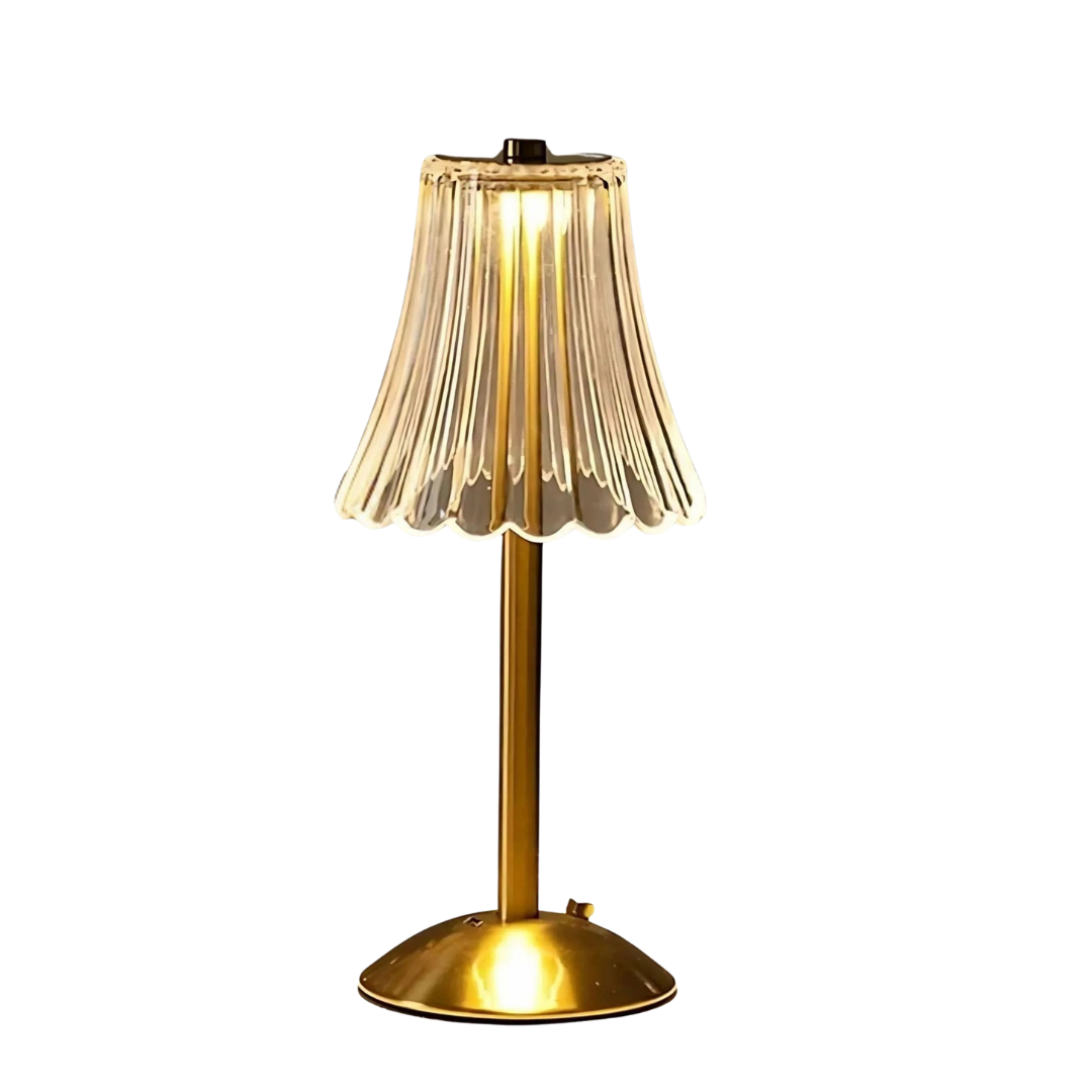 Lampe de chevet en verre vintage IllumeNest