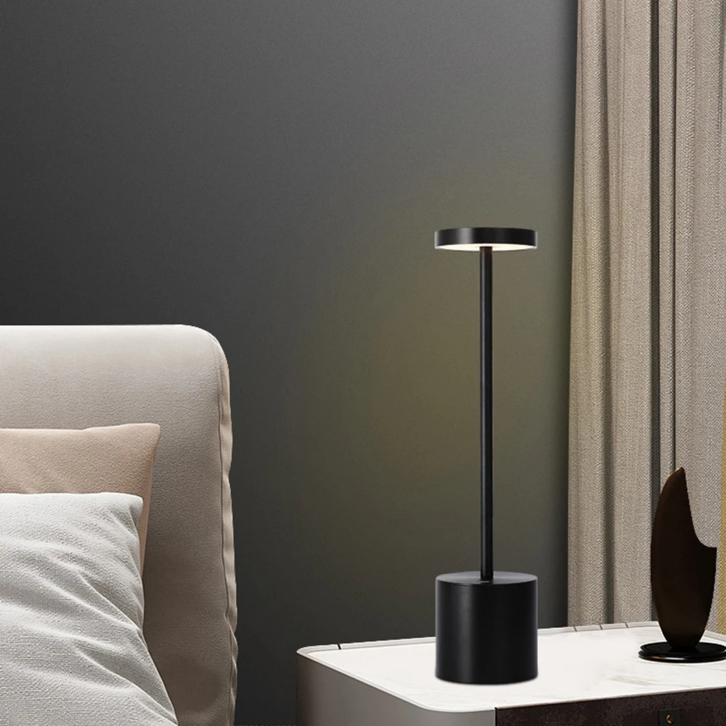 Lampe de chevet tactile intensité variable