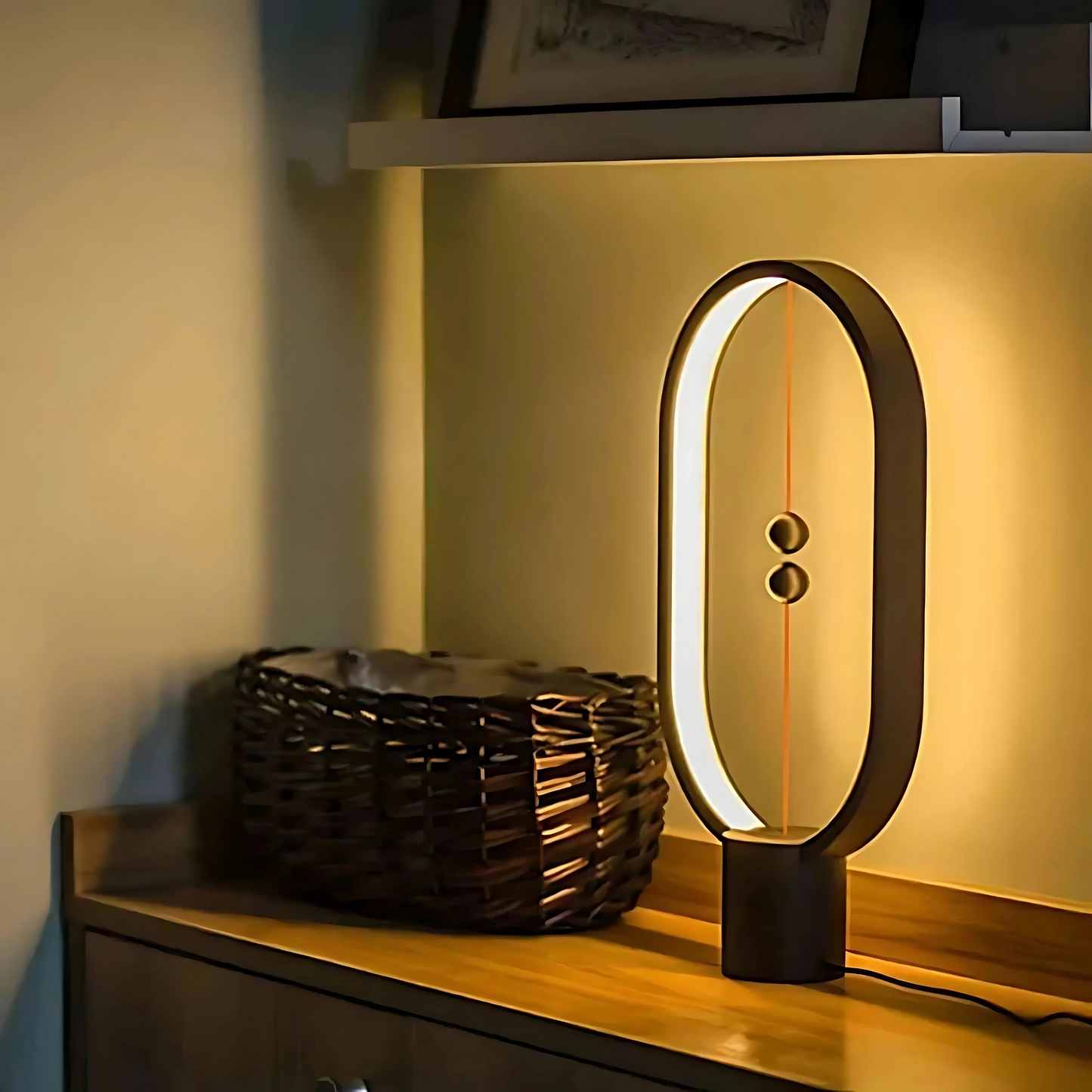 Lampe de chevet magnétique
