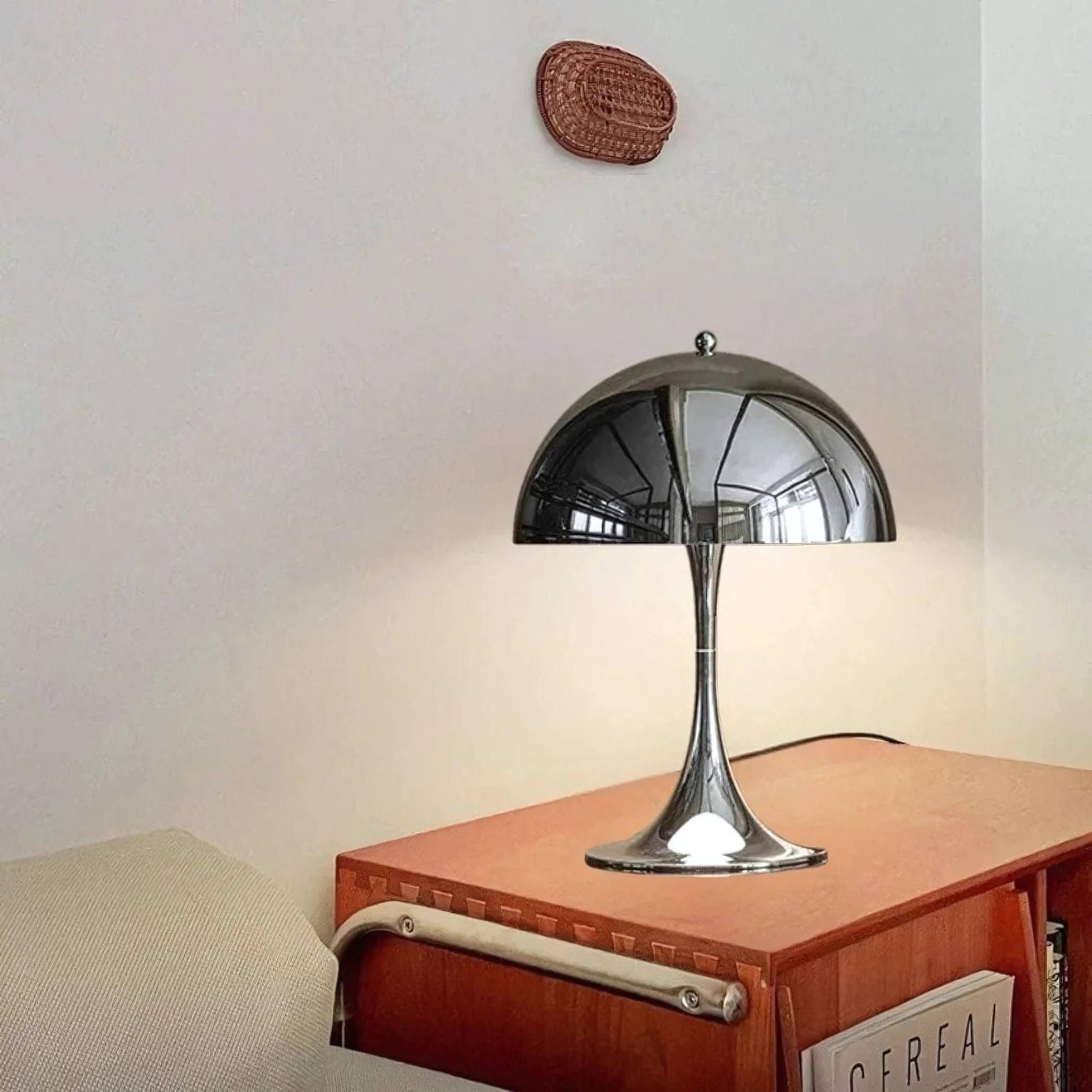 Lampe de chevet Argenté