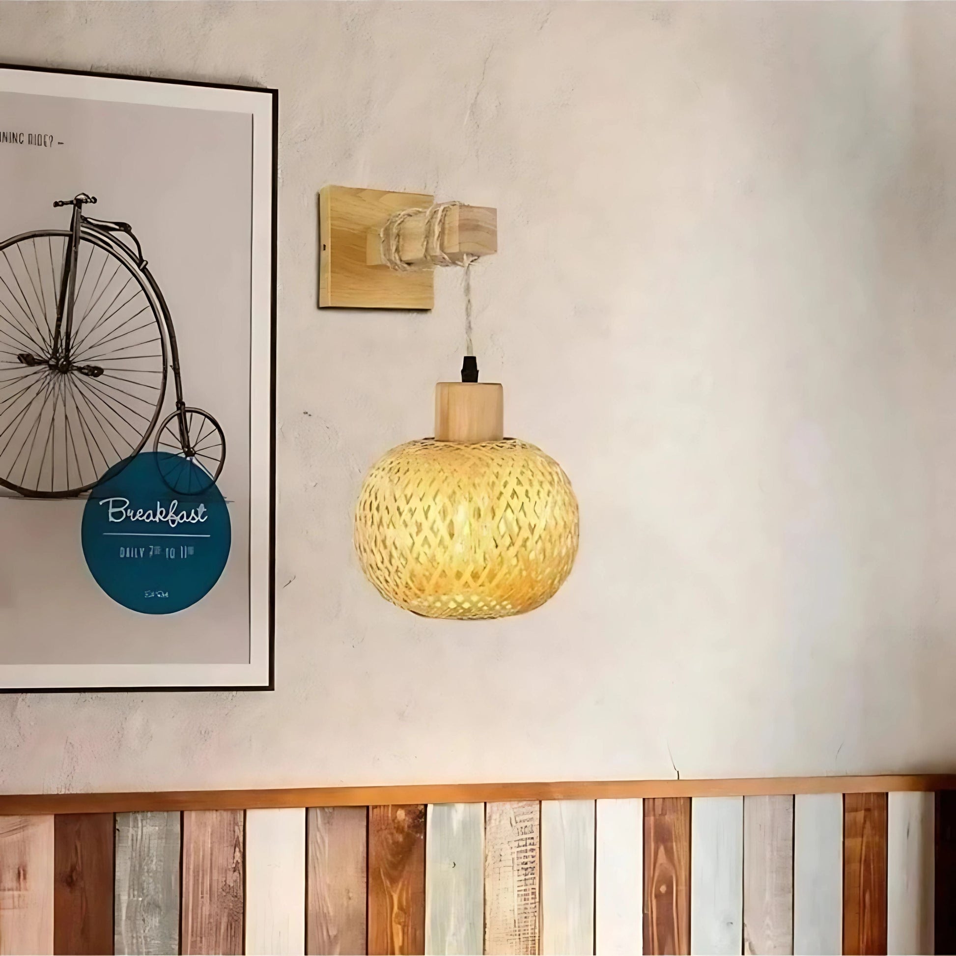Lampe de chevet bohème chic