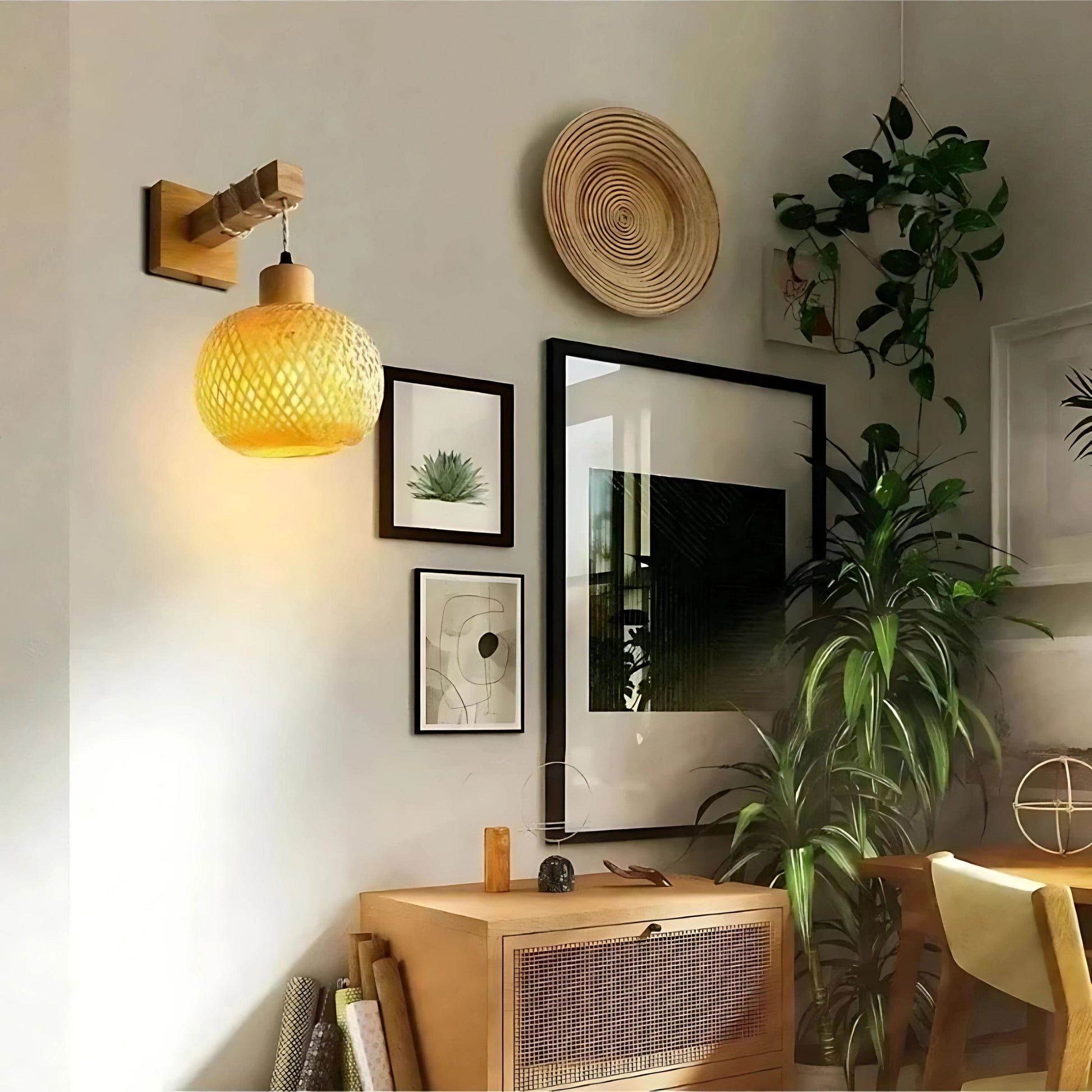 Lampe de chevet bohème chic