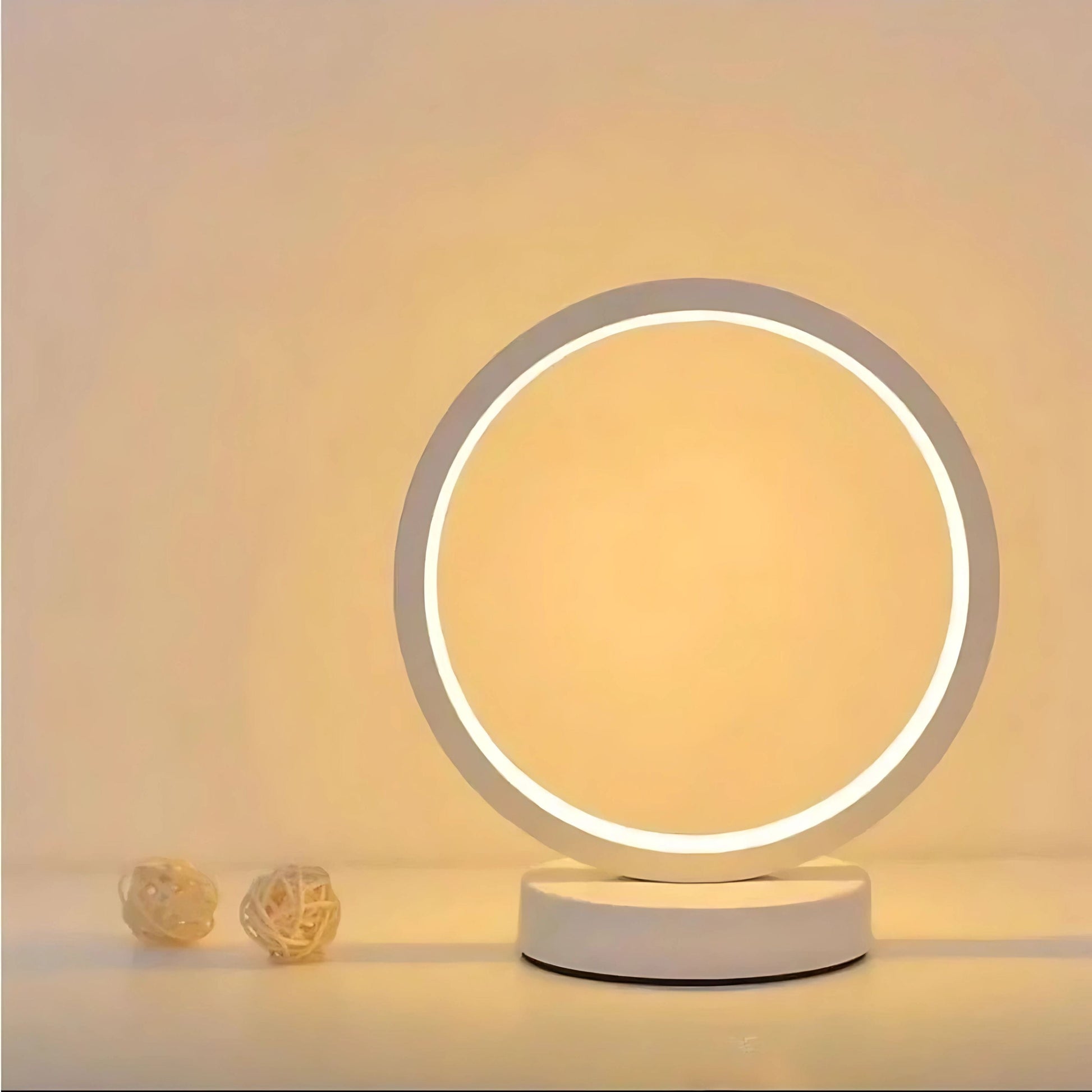 Lampe de chevet circulaire