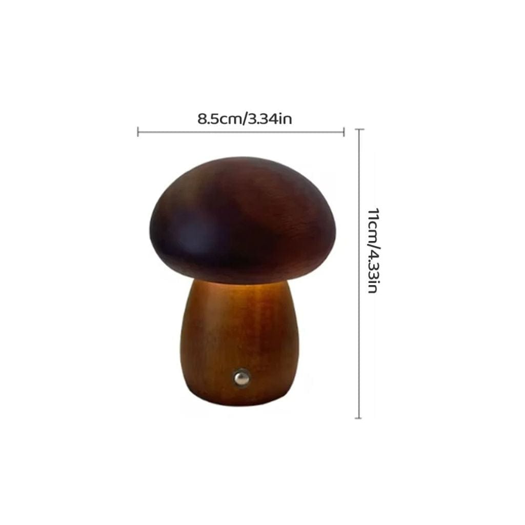 Lampe de chevet en bois Warm White / A / USB Plug