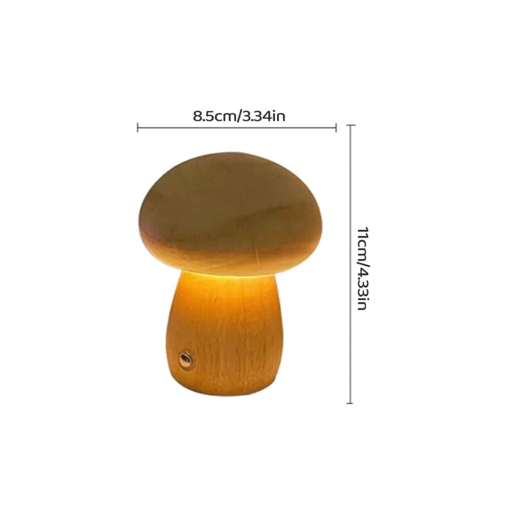 Lampe de chevet en bois Warm White / C / USB Plug