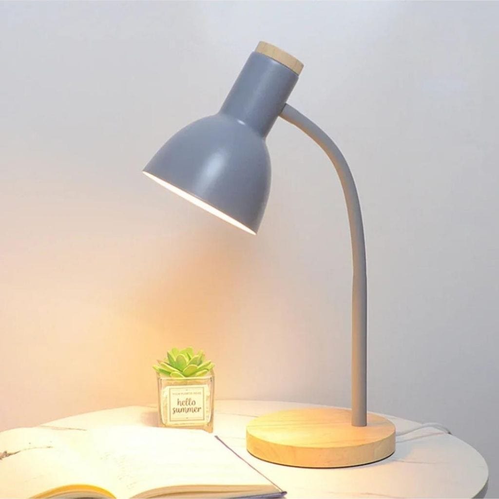 Lampe de chevet Flexible Gris