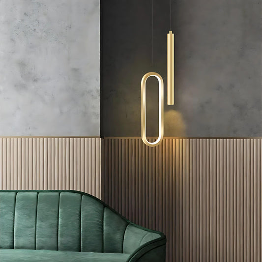 Lampe de chevet forme geometrique