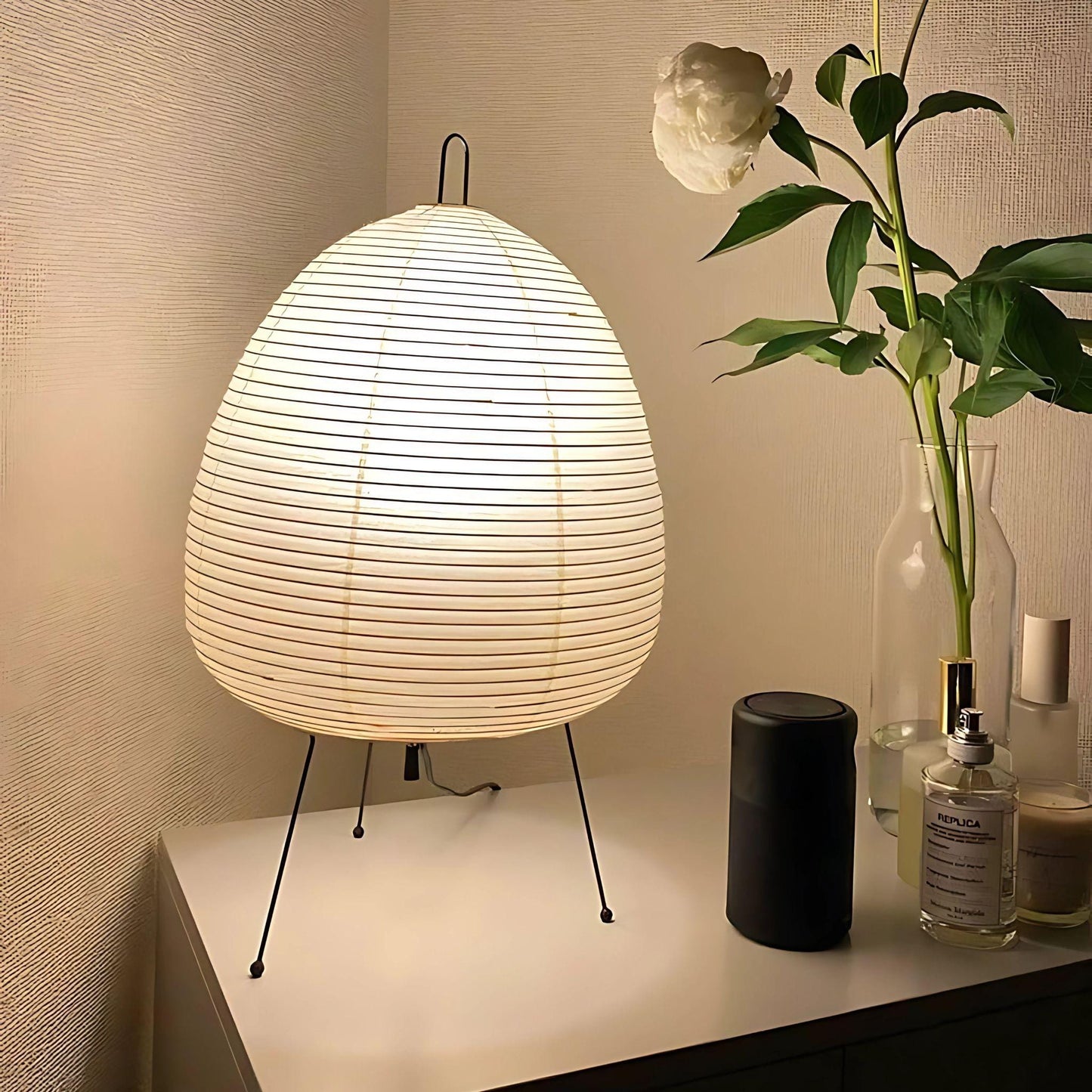 Lampe de chevet Japonaise en papier