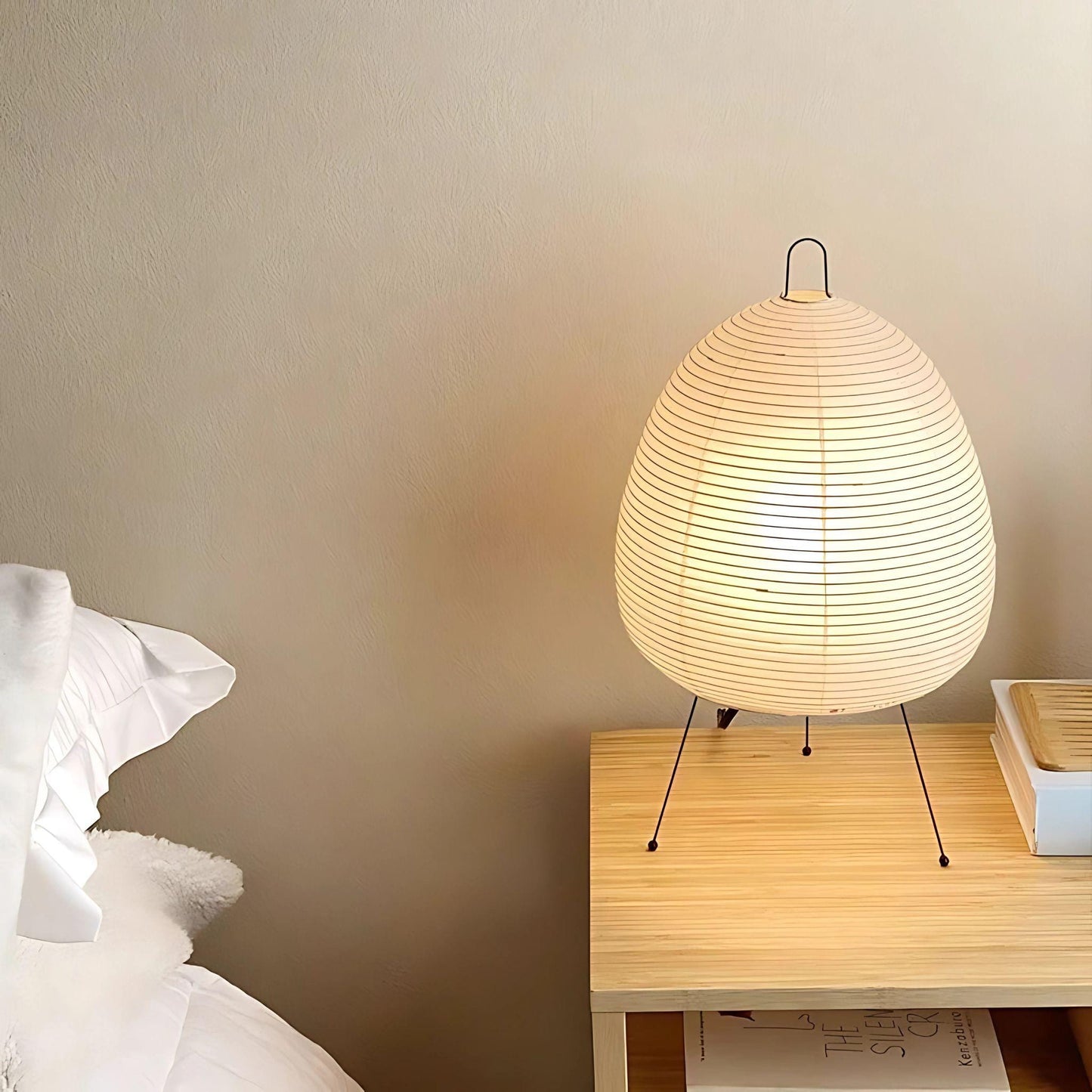 Lampe de chevet Japonaise en papier