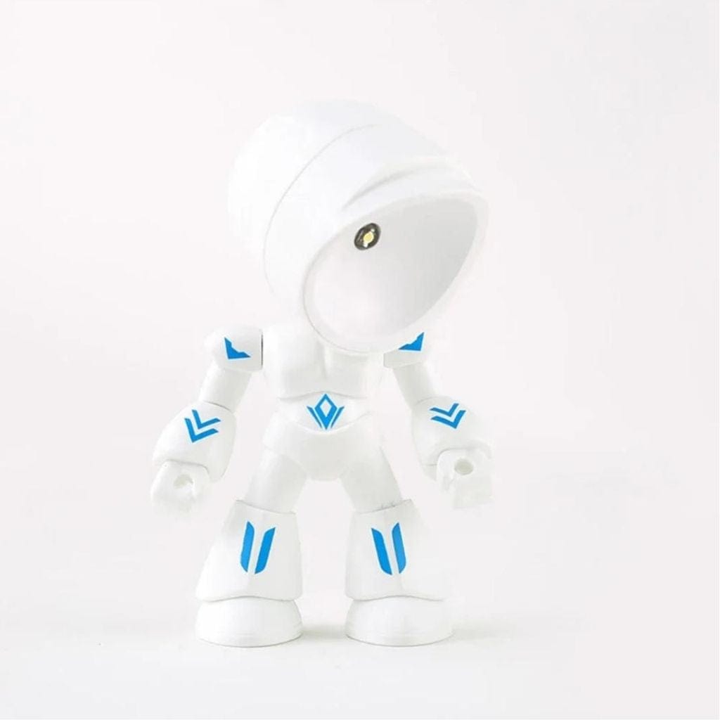 Lampe de chevet Robot Blanc