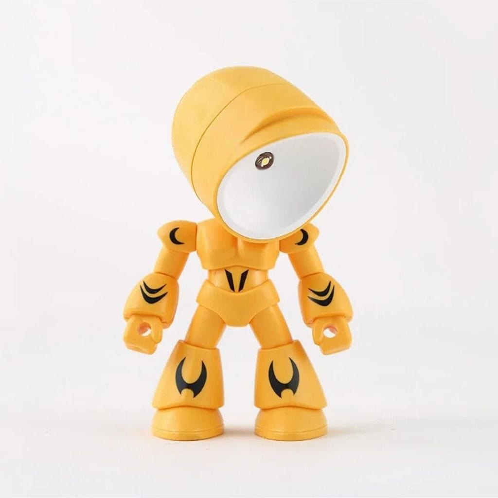 Lampe de chevet Robot Jaune