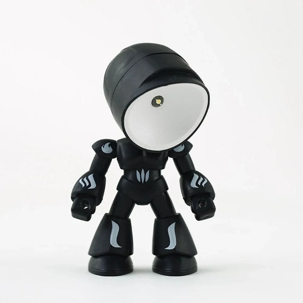 Lampe de chevet Robot Noir