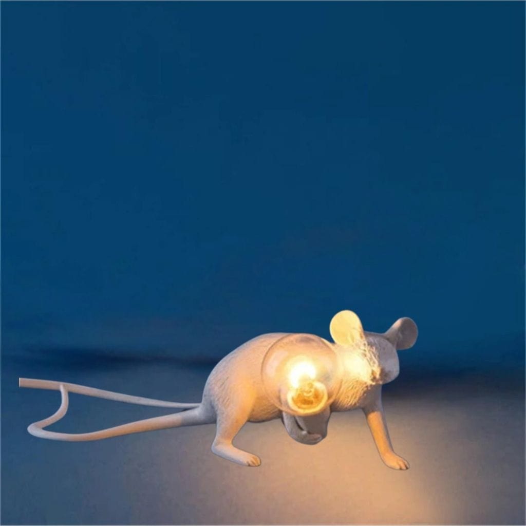 Lampe de chevet Souris Accroupi