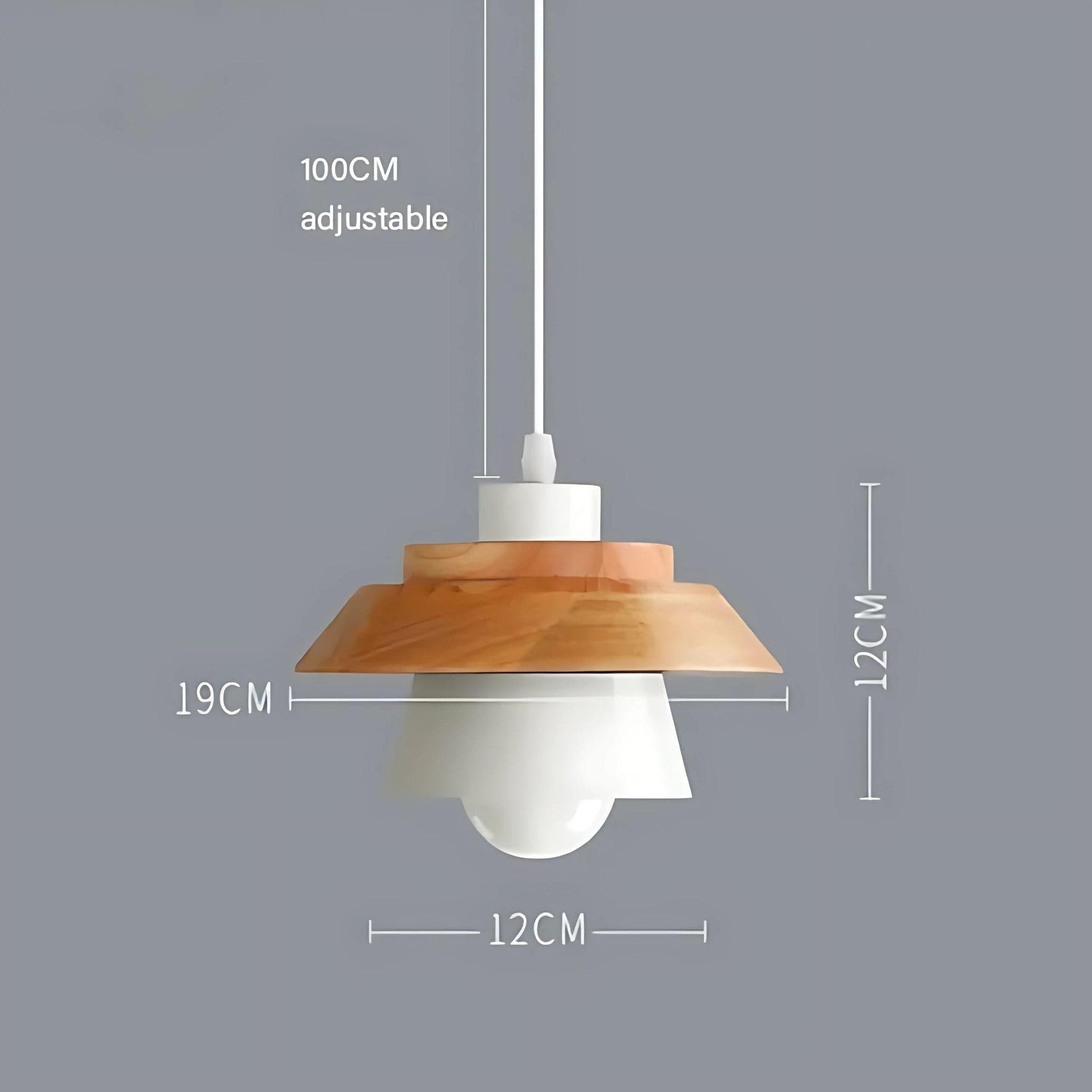 Lampe de chevet Suspendu au plafond Blanc