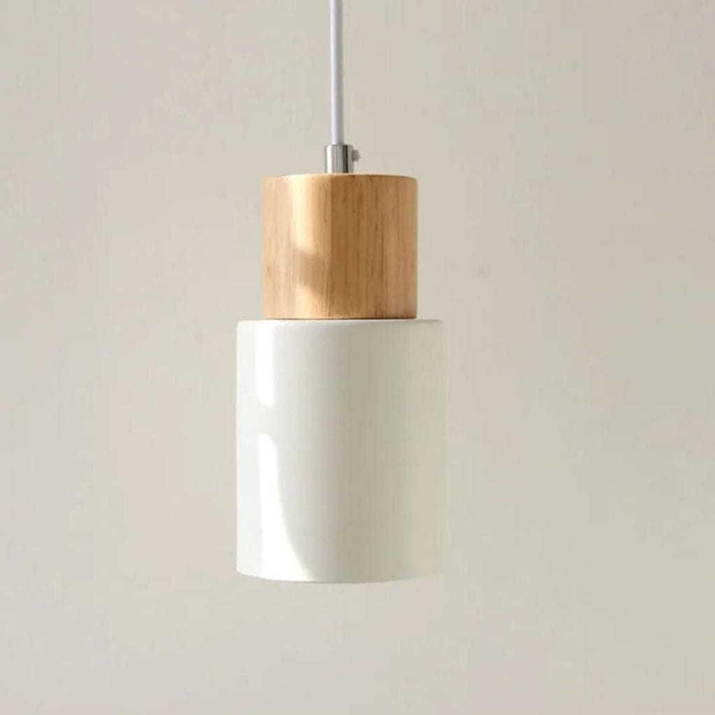 Lampe de chevet Suspendu Blanc